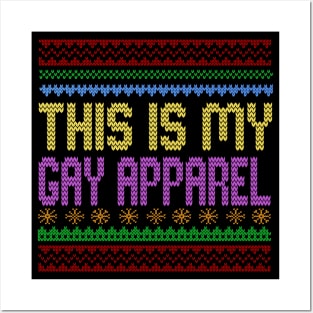 Gay Apparel Ugly Sweater Posters and Art